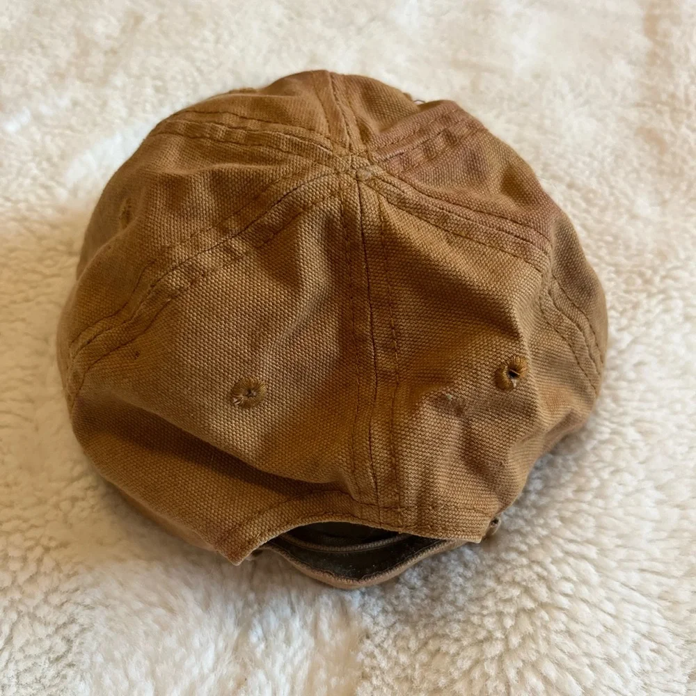 Carhartt Adjustable Canvas Brown Hat - Picture 2 of 3